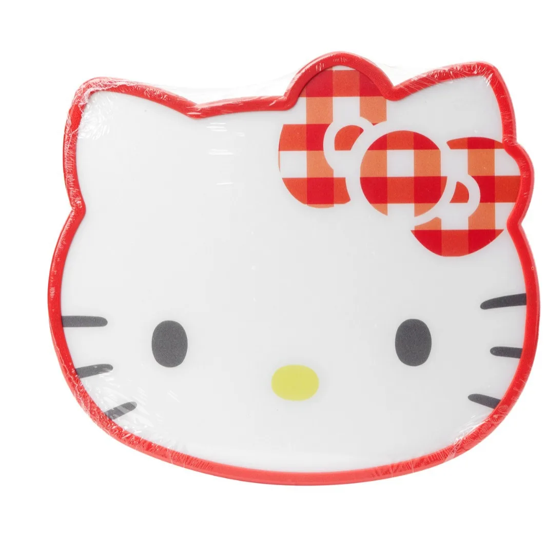 لوح تقطيع كرتوني هالو كيتي العملي من سانريو كورومي ميلودي على شكل خضار وفواكه وطعام على الوجهين لوح تقطيع غير قابل للانزلاق