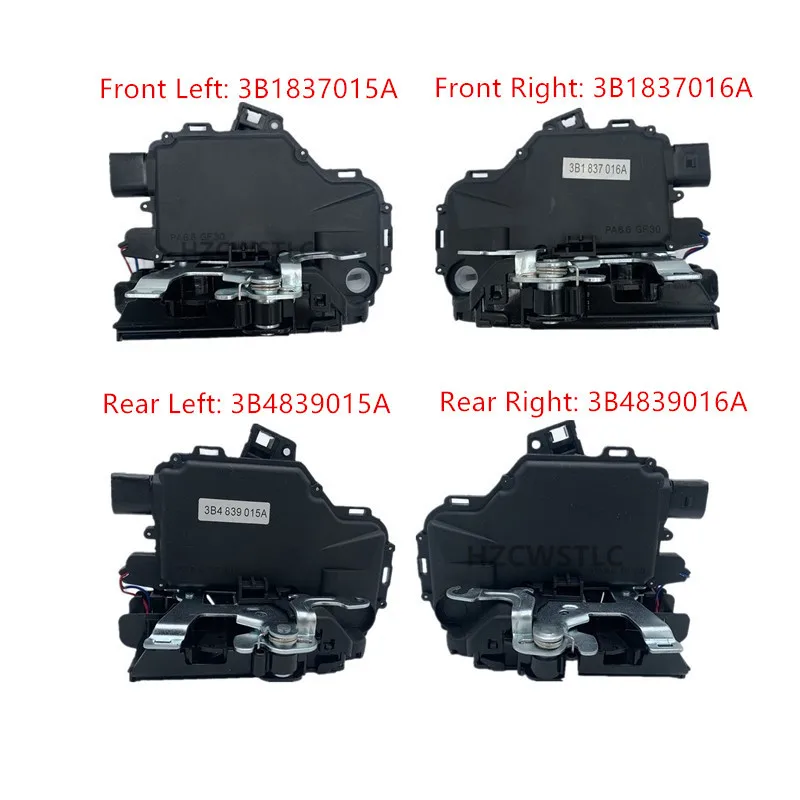 NEW Door Lock Latch Actuators Front Rear Left Right 3B1837015A 3B1837016A 3B4839015A 3B4839016A For Passat B5 Golf MK4