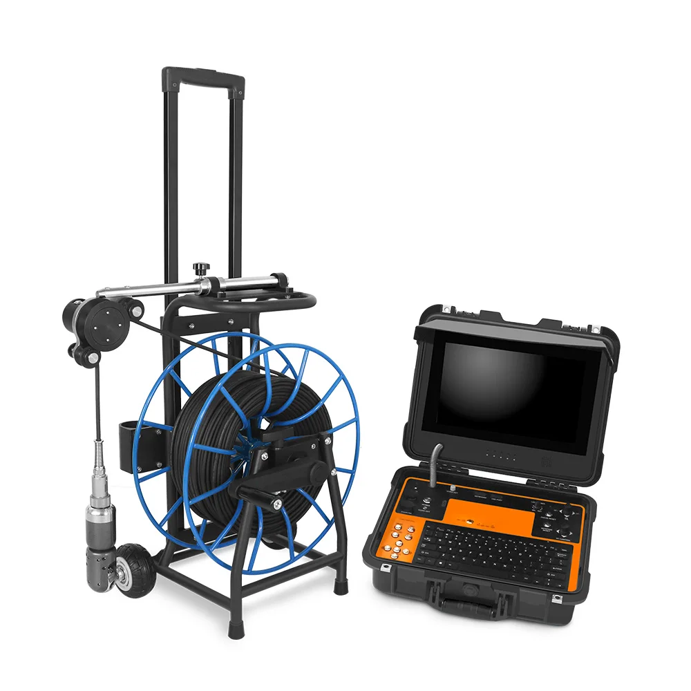 GV13-50PTS 13-inch HD Screen Azimuth/tilt 360-degree Rotating Oil Well Inspection Camera 100-meter Cable With Manual Focus