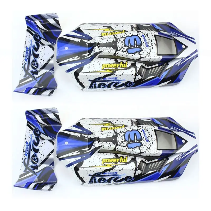 B78B-2X RC Car Body Shell Car Cover Tail Wing For Wltoys 124017 124019 1/12 RC Car Upgrade Parts Spare Accessories
