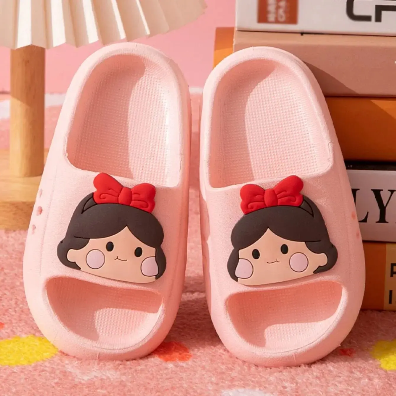 Summer Children\'s Slippers Cartoon Thick Bottom Indoor Outdoor Slippers CHILDREN\'S Home Shower Sandals Non-slip Leisure Slippers