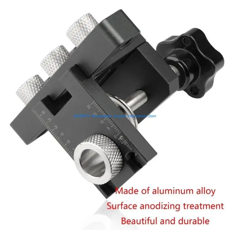 367D النجارة 3 في 1 Dowelling Jig قابل للتعديل ثقب الجيب دليل الحفر #4