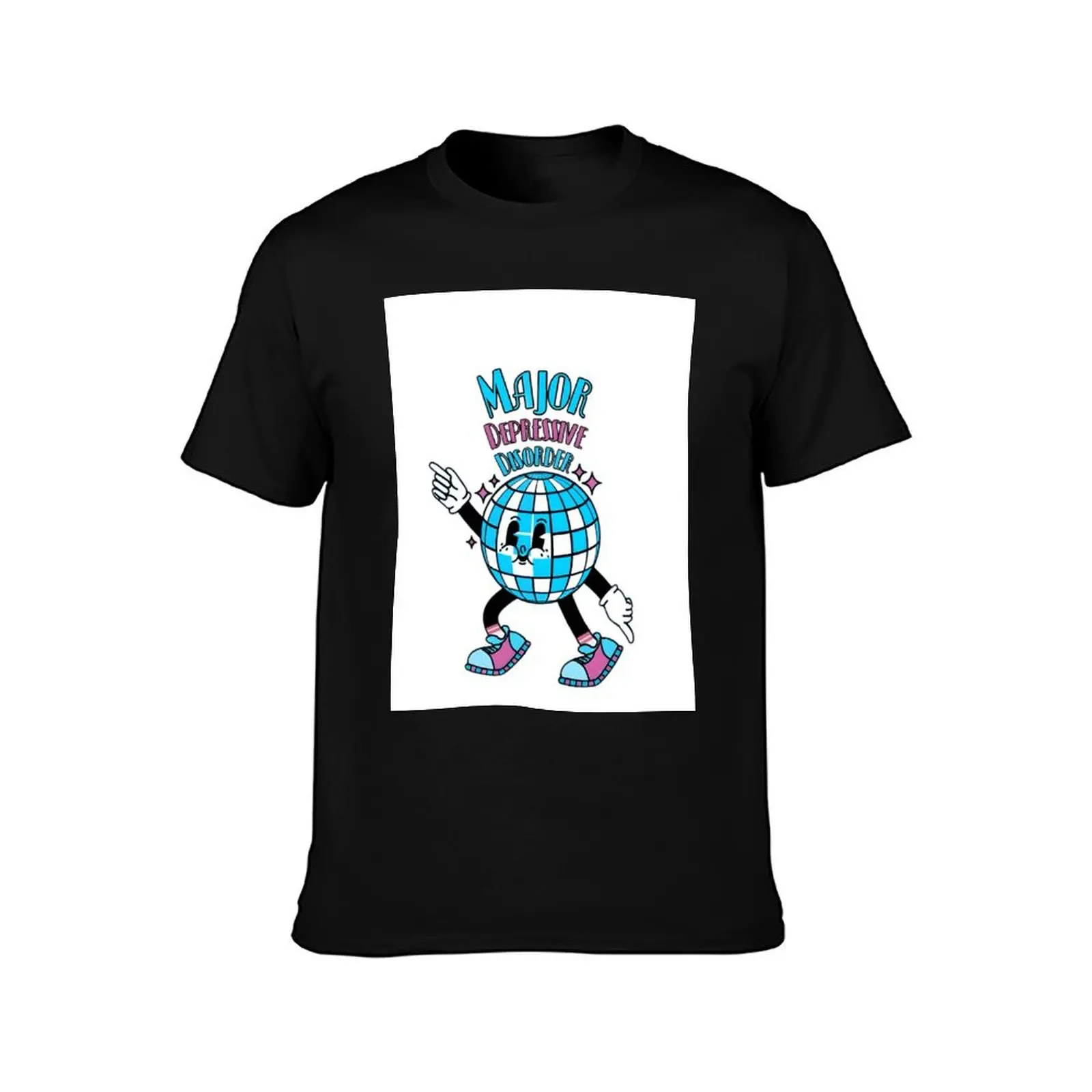 Major Depressive Disorder T-Shirt Large Size Casual Short Sleeve Top T-Shirt