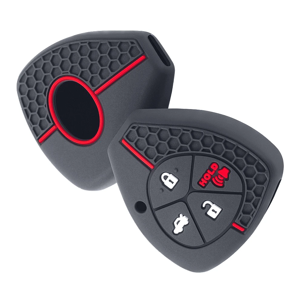 Funda para llave de coche, carcasa Fob para Toyota Corolla Camry Reiz RAV4 Crown Avalon Venza Matrix en blanco Yaris Scion, accesorios para automóviles