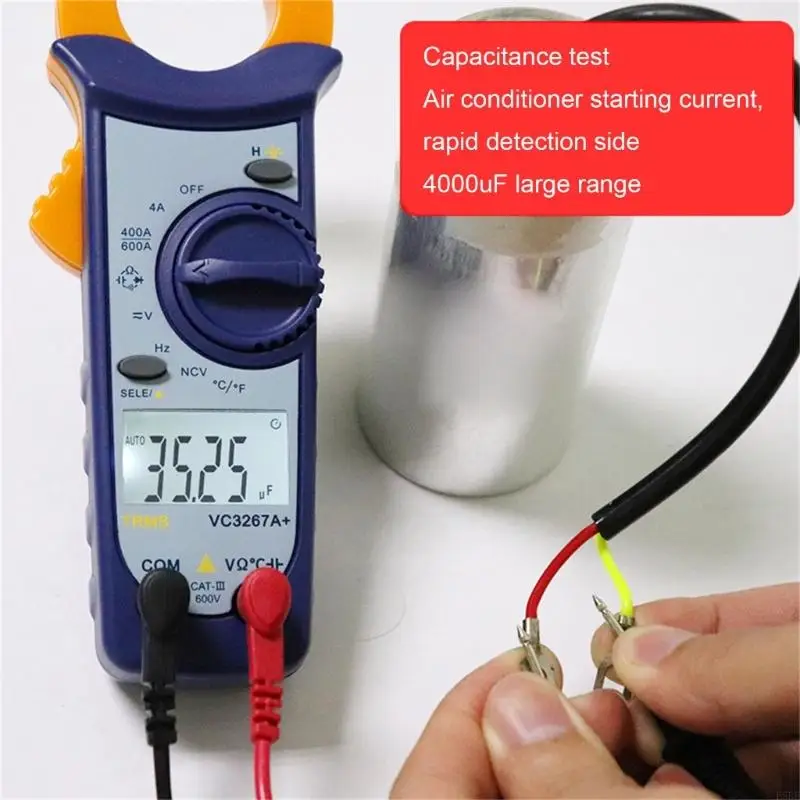 

E5BE Professional Clamp на метре истинный среднеквадратичный инструмент для тестирования температуры температуры