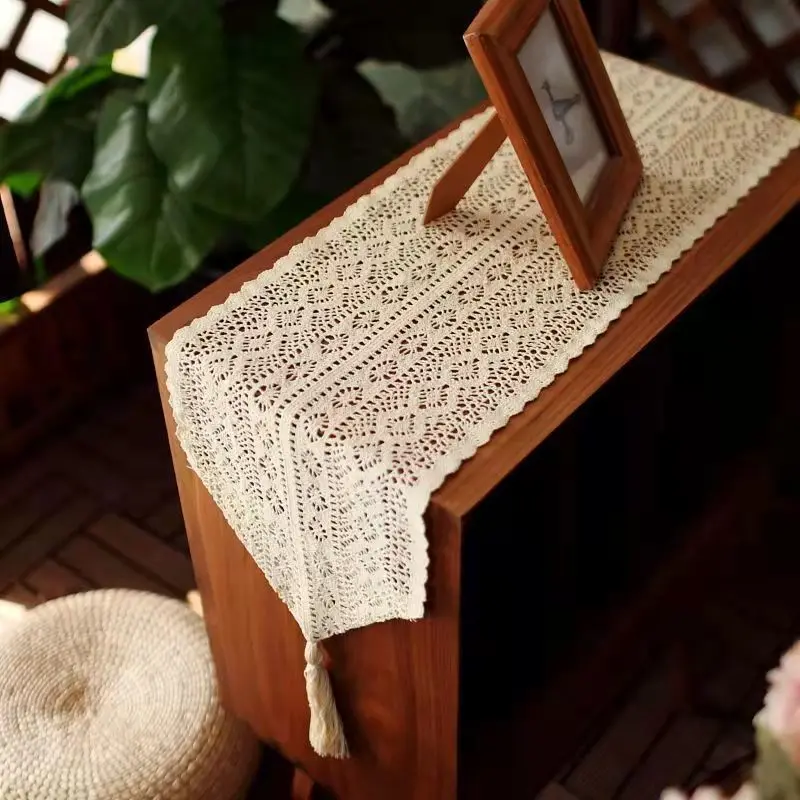 American Country Style Decorative Tablecloth with Dustproof Towel TV Cabinet Coffee Table Shoe Cabinet Photography Props