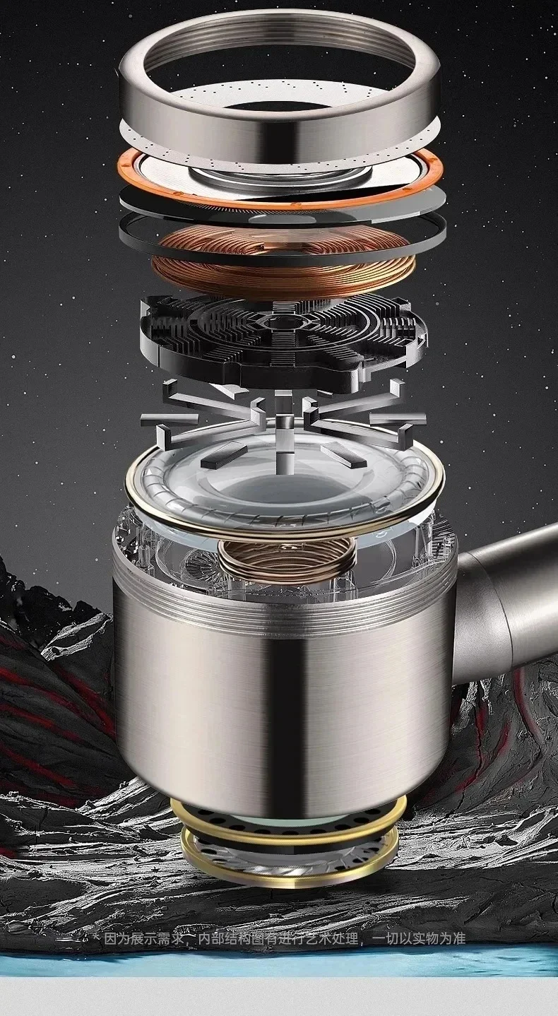 Upgraded 304 Stainless Steel High Pressure Shower Head 3 Modes Large Flow Sprayer Anti-Fall Shower Faucet Bathroom Accessories