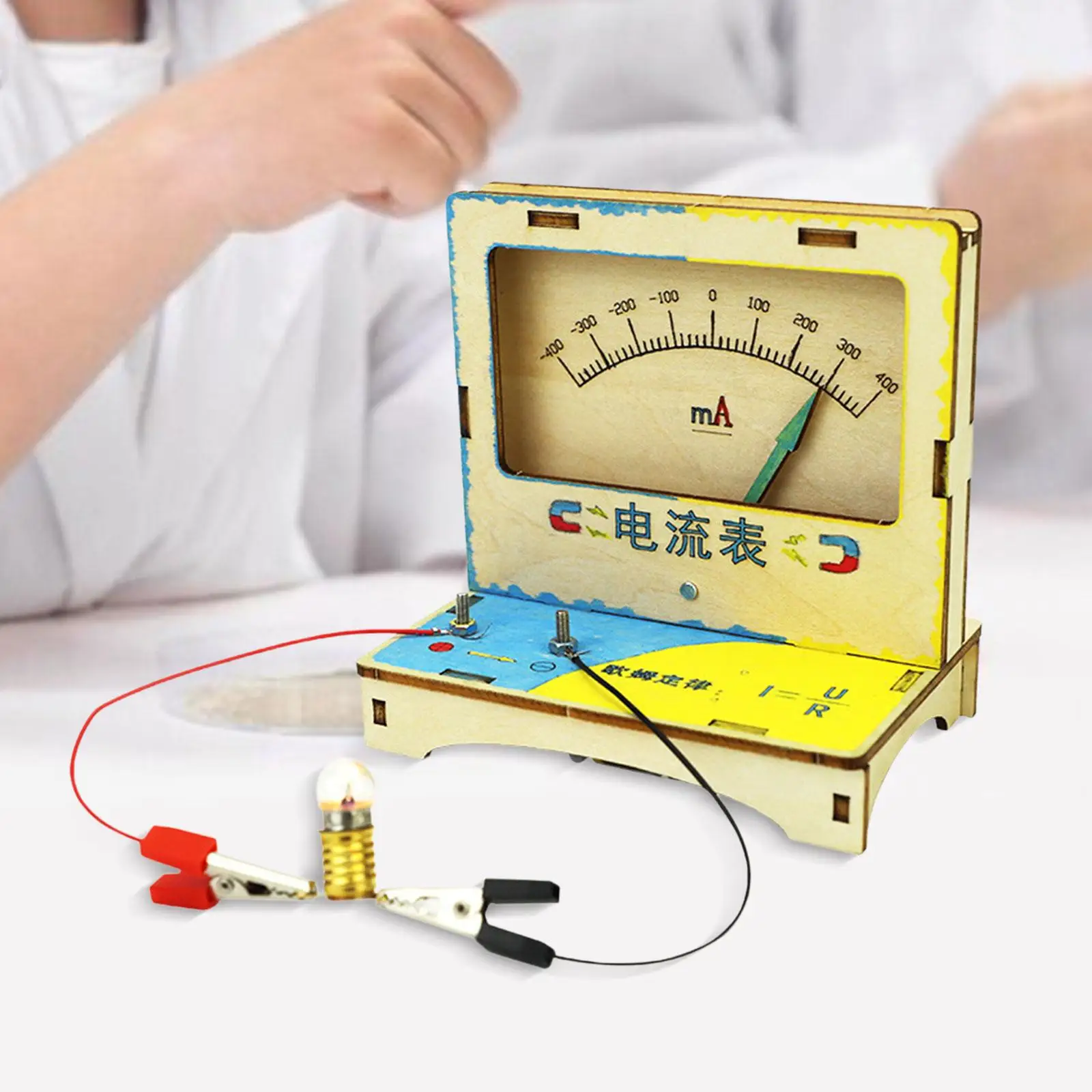 

Science Experiments DIY Kits DIY Ammeter Toy Assembly Wooden Science Project for Children Kids Teens Girls Boys Birthday Gifts