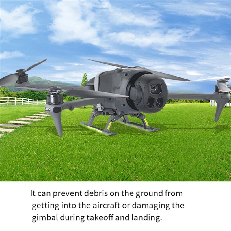 CLCU Untuk DJI 4 PRO Landing Stand Pembongkaran Cepat Perlindungan Gimbal 4 Pro Kaki Peninggi