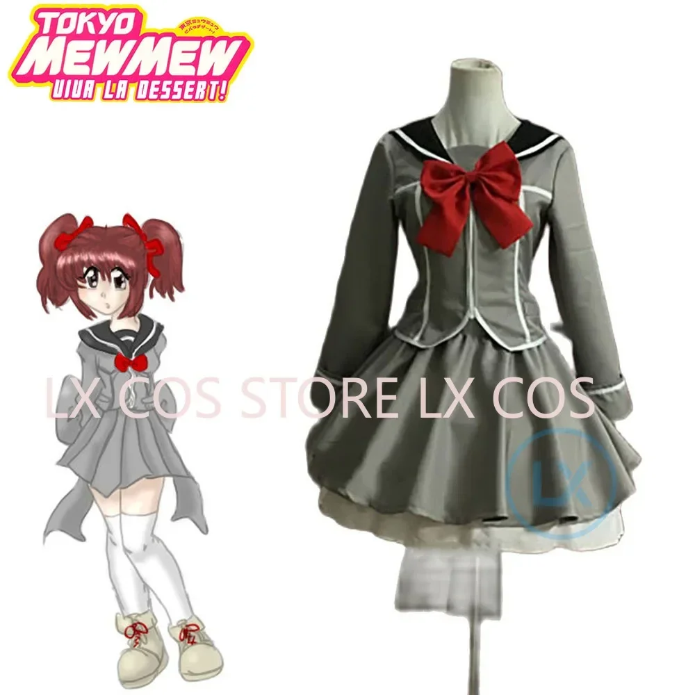 

Anime Tokyo Mew Mew Ichigo Momomiya Cosplay Costume Women Girls School Uniform Handcrafted Any Size Halloween