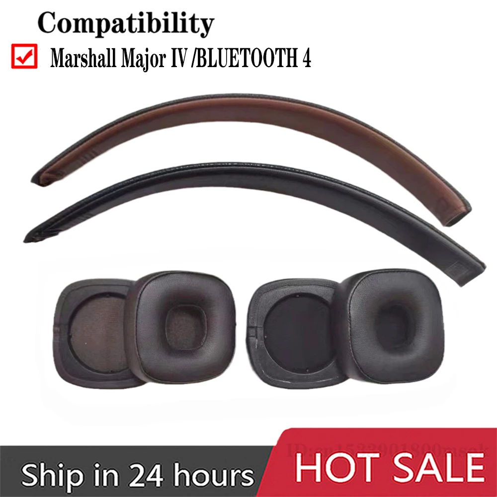 Ear Pads For Marshall Major IV Major 4 Major 3 Headphones replacement Earcups Ear Covers Earmuffs Ear pillow headband leather