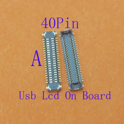 2-10 шт. USB-разъем для зарядки LCD-дисплея (FPC) для Samsung Galaxy A14 5G A146F M14 M146 F14 E146B A05 A055F, 40 контактов
