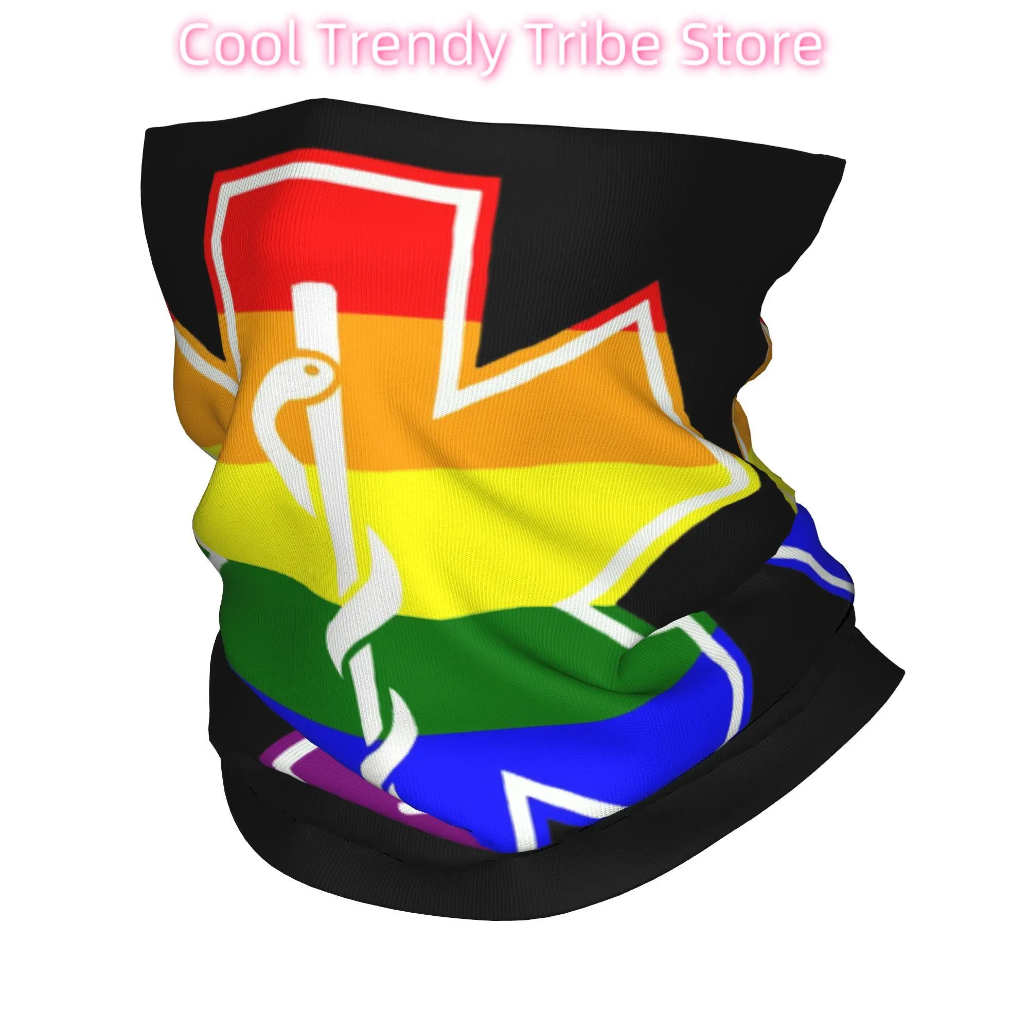 

Изготовленная на заказ фельдшер Радужная звезда жизни, зимняя повязка на голову, теплая повязка на голову для женщин и мужчин, лыжный велосипедный шарф, бандана для лица, гетры