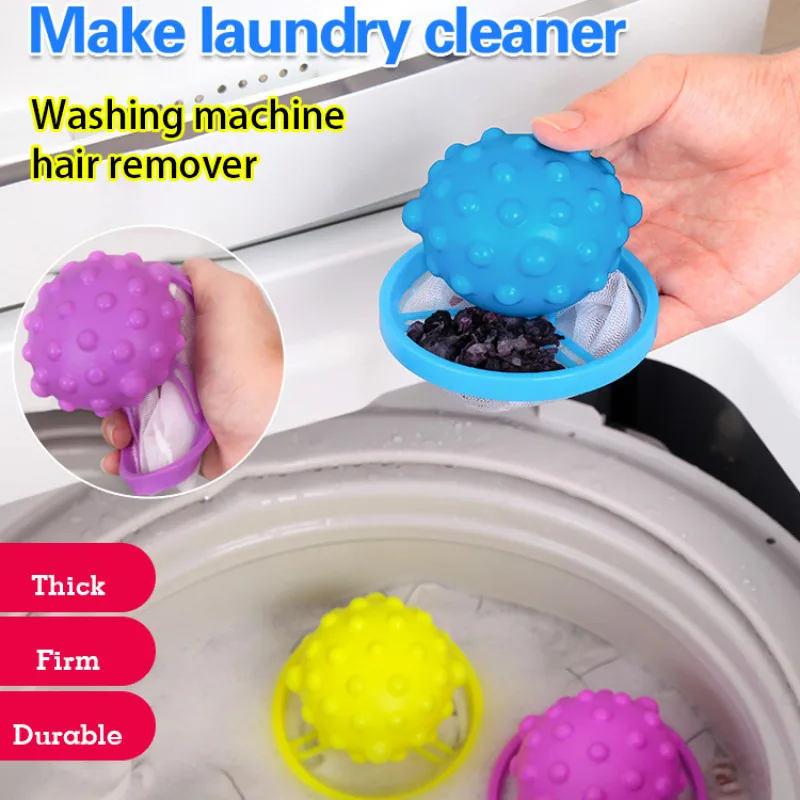 Laundry Balls Washing Machine Floating Filter Bags Lint Filter Lint Remover Cleaning Stain Removal Laundry Balls Clothes