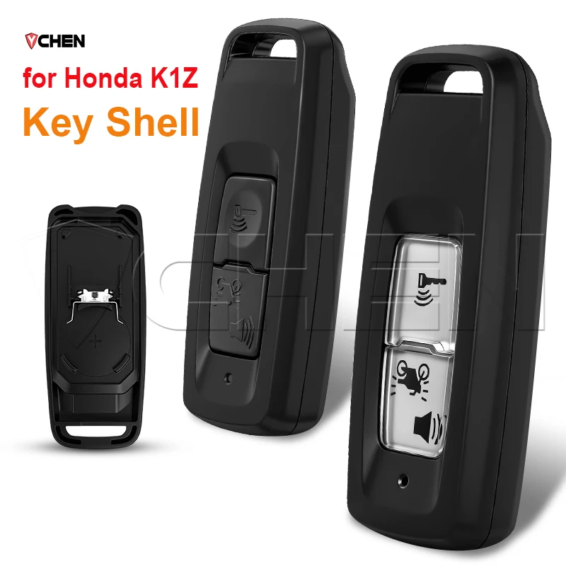 Motorcycle Remote Key Case Shell For Honda PCX160 PCX Forza 2021-2023 K1Z Replace Smart Keyfob Cover 2 Buttons Motor Housing