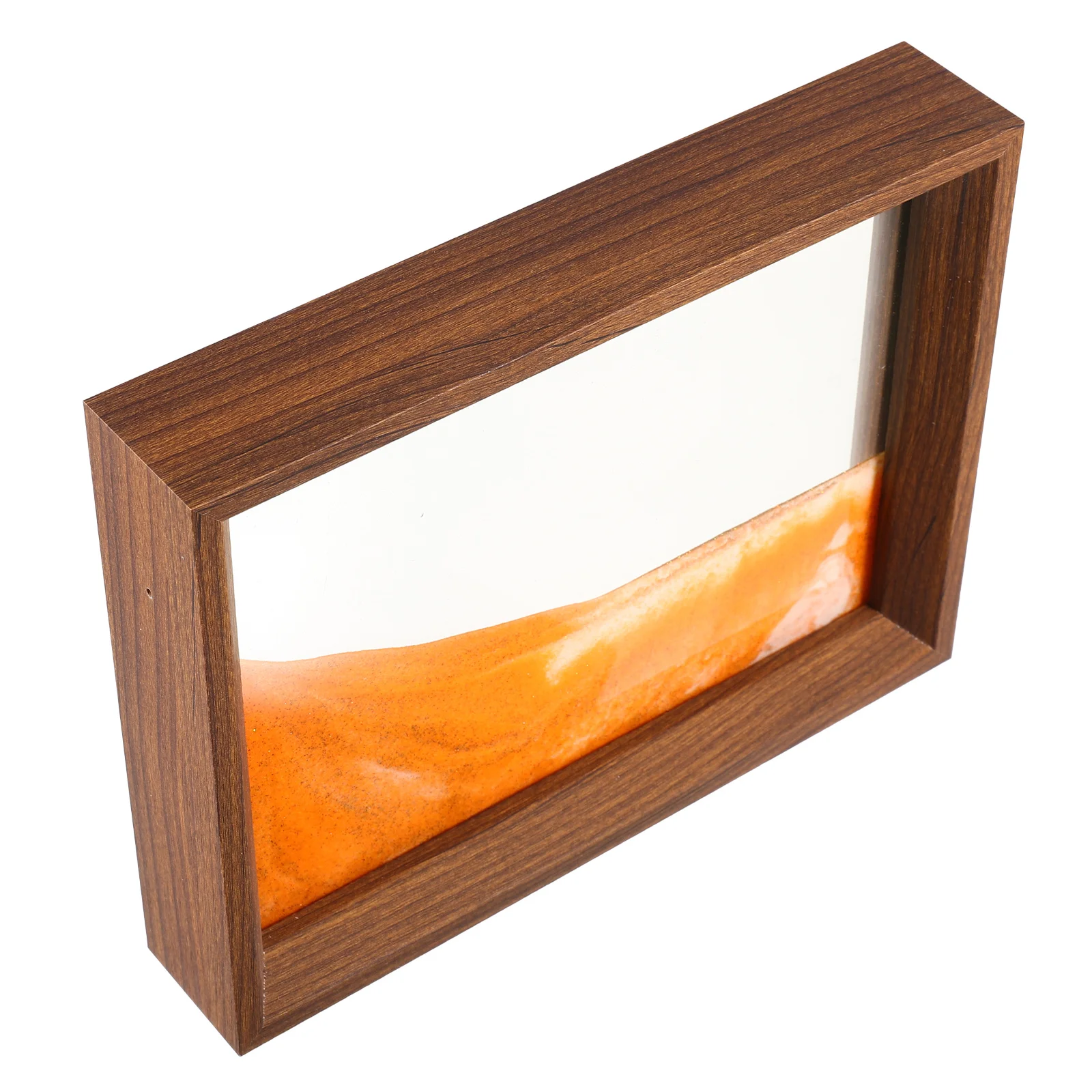 Flowing Sand Painting Ornament 10 Inches Colored Sand Art Picture Frame Office Desk Decor Relaxing Desktop Decoration