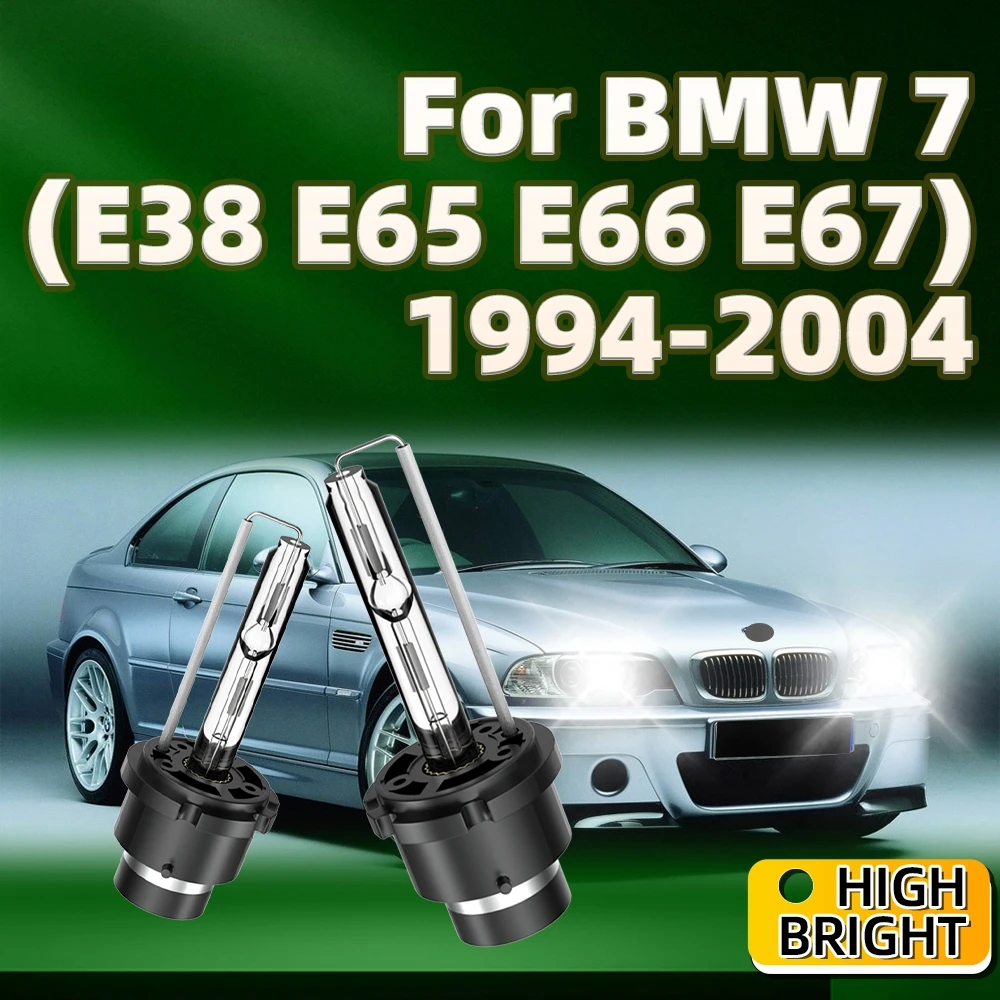 

2Pcs Headlight 35W Xenon HID Bulb D2S 6000K 10000K Light For BMW 7 E38 E65 E66 E67 1994 95 96 97 98 1999 2000 2001 2002 20032004