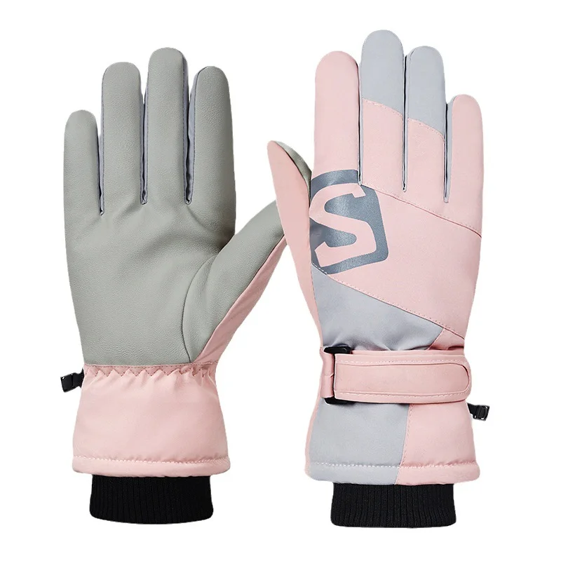 

Зимние лыжные перчатки могут касаться на экранах мобильных телефонов, езды на мотоцикле, толстые перчатки, водонепроницаемая и ветрозащитная ткань, противоскользящая.