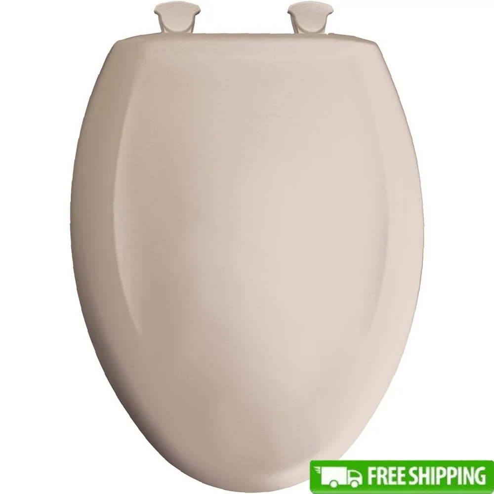 

Durable Elongated Closed Front Toilet Seat with Slow-Close Lid Easy Clean STA-TITE Fastening System Non-Corrosive Bolts