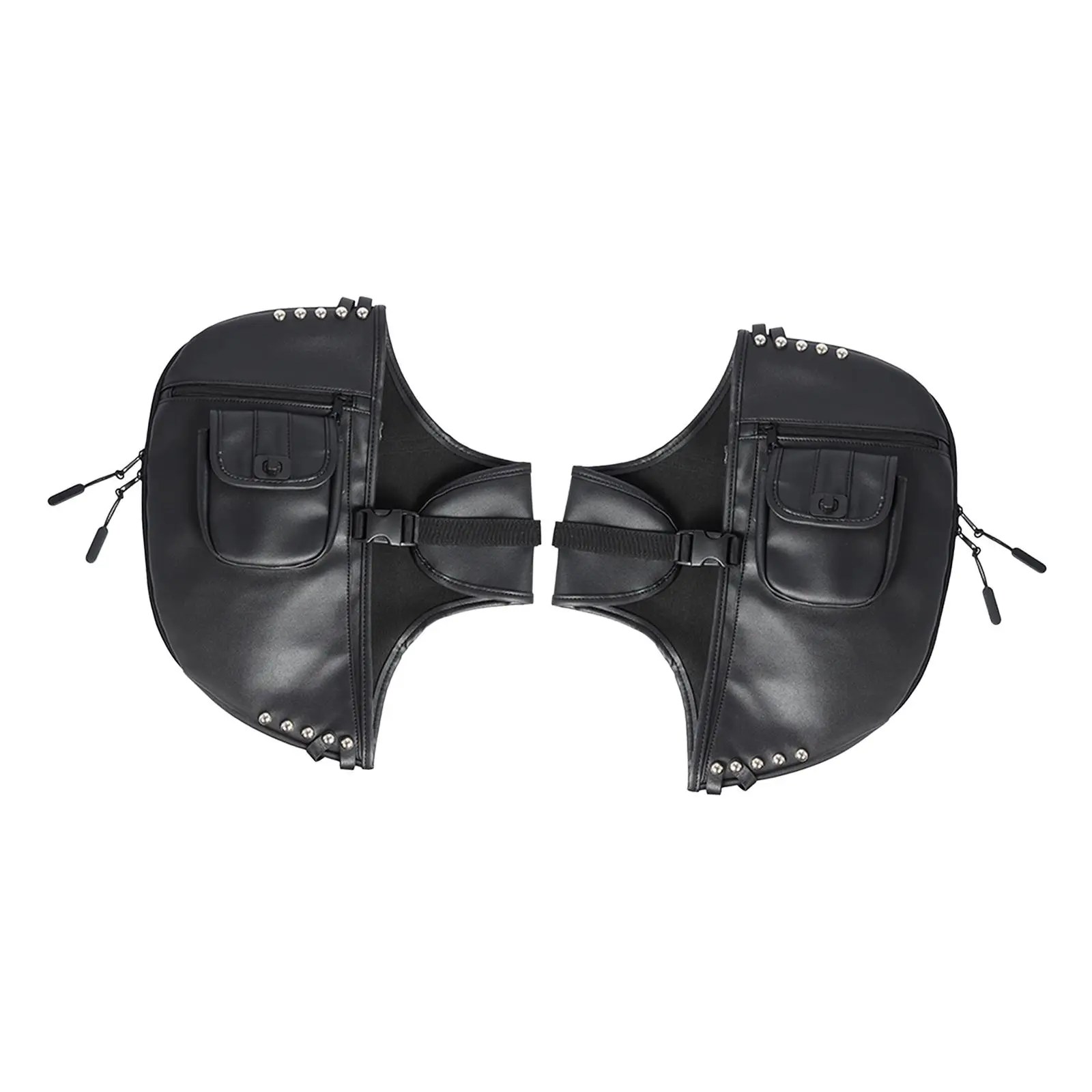 Motorcycle Highway Crash Bar Cover Artificial Leather Soft Lower Chaps Leg Warmer Rain Guard for Camping Hiking Equipment