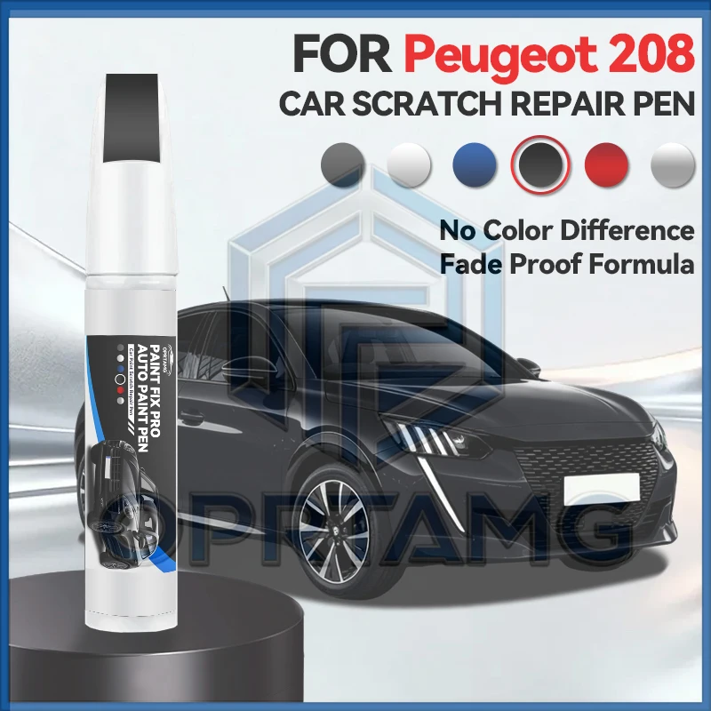 

Автомобильные аксессуары для ремонта кузова Peugeot 208 2012-2025 B21 P21: Карандаш для подкраски, средство для удаления царапин, DIY, черный
