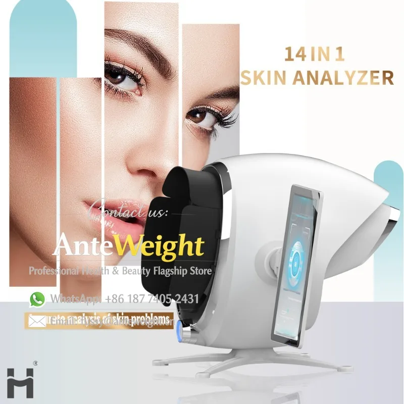 3d Smart Facial Skin Analysis Mirror Skin Tester Analyzer Beauty Equipment Analysis Machine for Skin Analyzer
