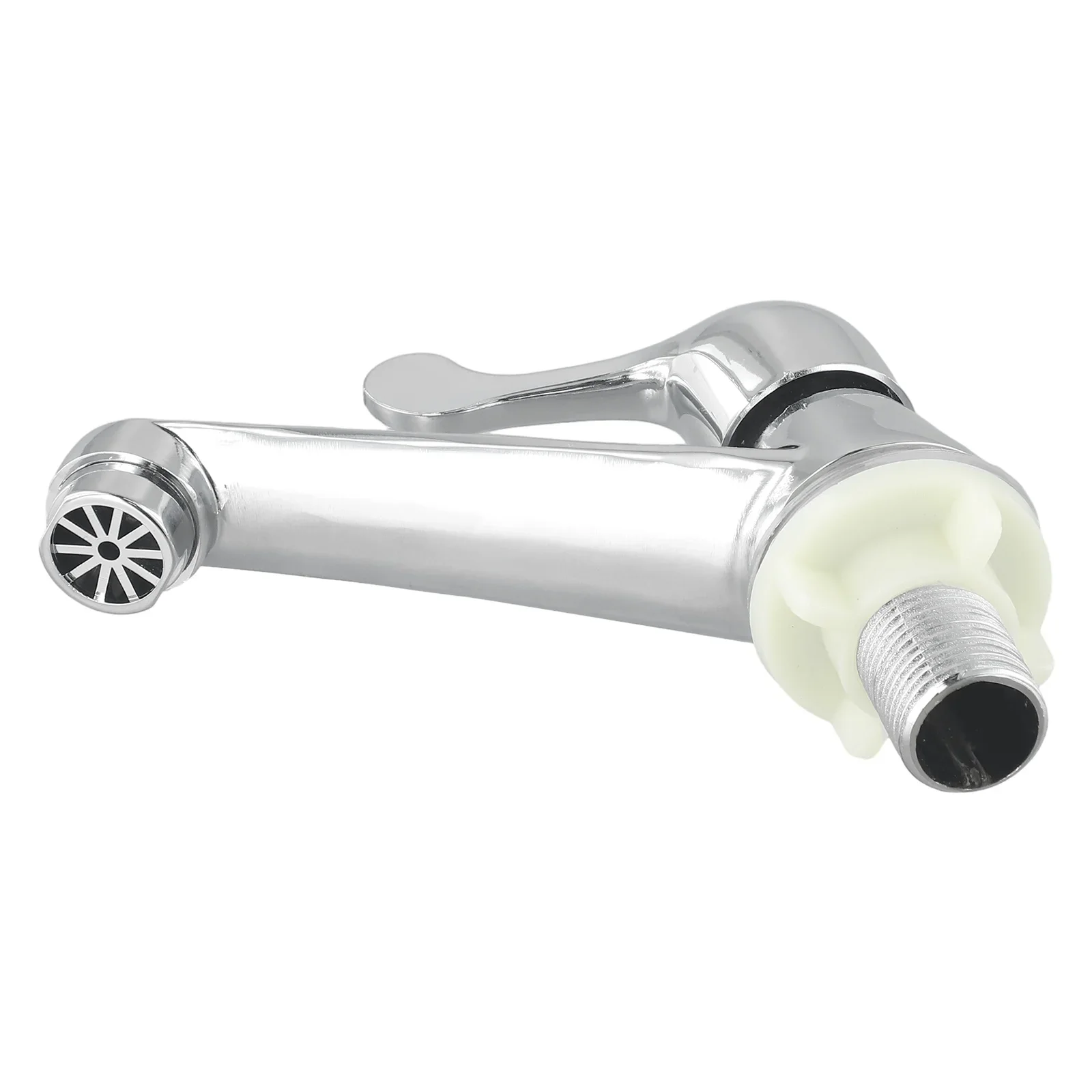 Bathroom Sink Faucet Single Cold Water Tap Quick Open Basin Water Tap Stainless Steel Desktop Basin Tap Faucet Bathroom Access