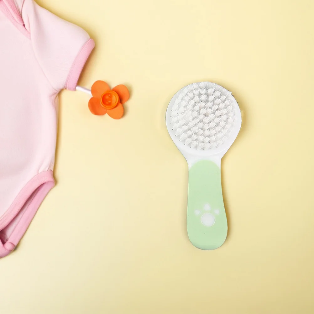 2-częściowy zestaw szczoteczki i grzebienia dla niemowląt, miękkie włosie, pielęgnacja włosów dla noworodków i małych dzieci, delikatne czyszczenie skóry głowy, idealny na baby shower