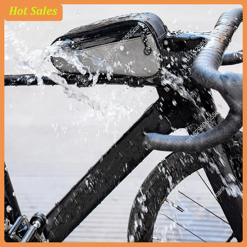 

AA05 Reflective Bicycle Triangle Tube Bag Front Top Frame Tube Bag For Mountain & Road Bikes