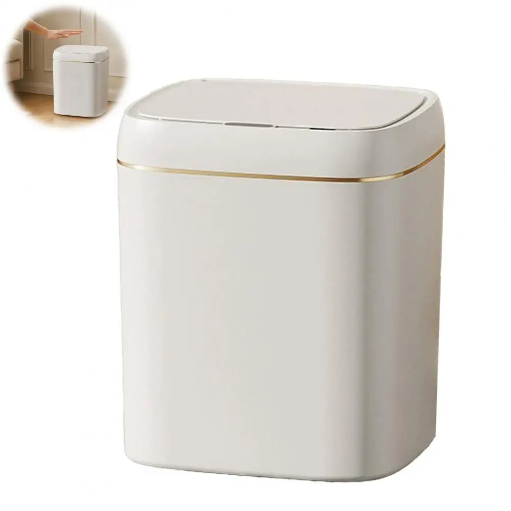 Automatic Motion Sensor Trash Sensor Trash with Automatic Motion Induction Touchless Lid Garbage Bin for Kitchen for Home