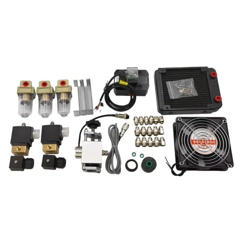 Picture 3: All in One Coding IQA QR CRS980 Diagnostic Tool Common Rail System Injector Punp Tester With Flowmeter BIP Sensor Filter Kit