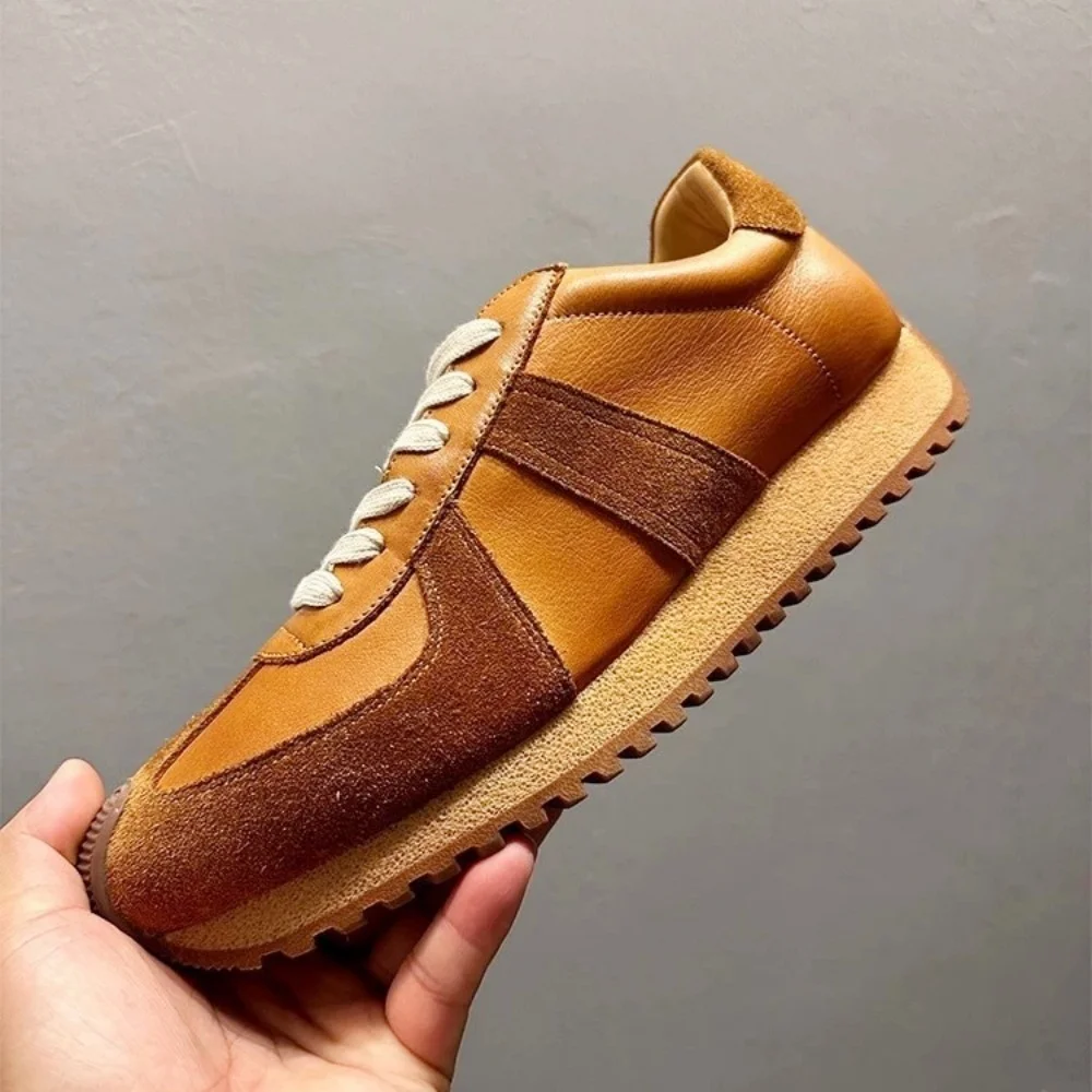 Top layer cowhide trend board shoes for men, new style, breathable, casual, comfortable, fashionable and versatile shoes
