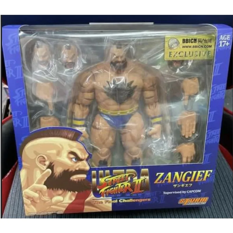 Storm Toys Oryginalny 1/12 Street Fighter 2 Sangif Nowa Wersja Czerwony Niebieski Zielony Szary Model Lalki do Gry Mobilnej Ręcznie Robiona Zabawka Prezent Dostępny Od Ręki