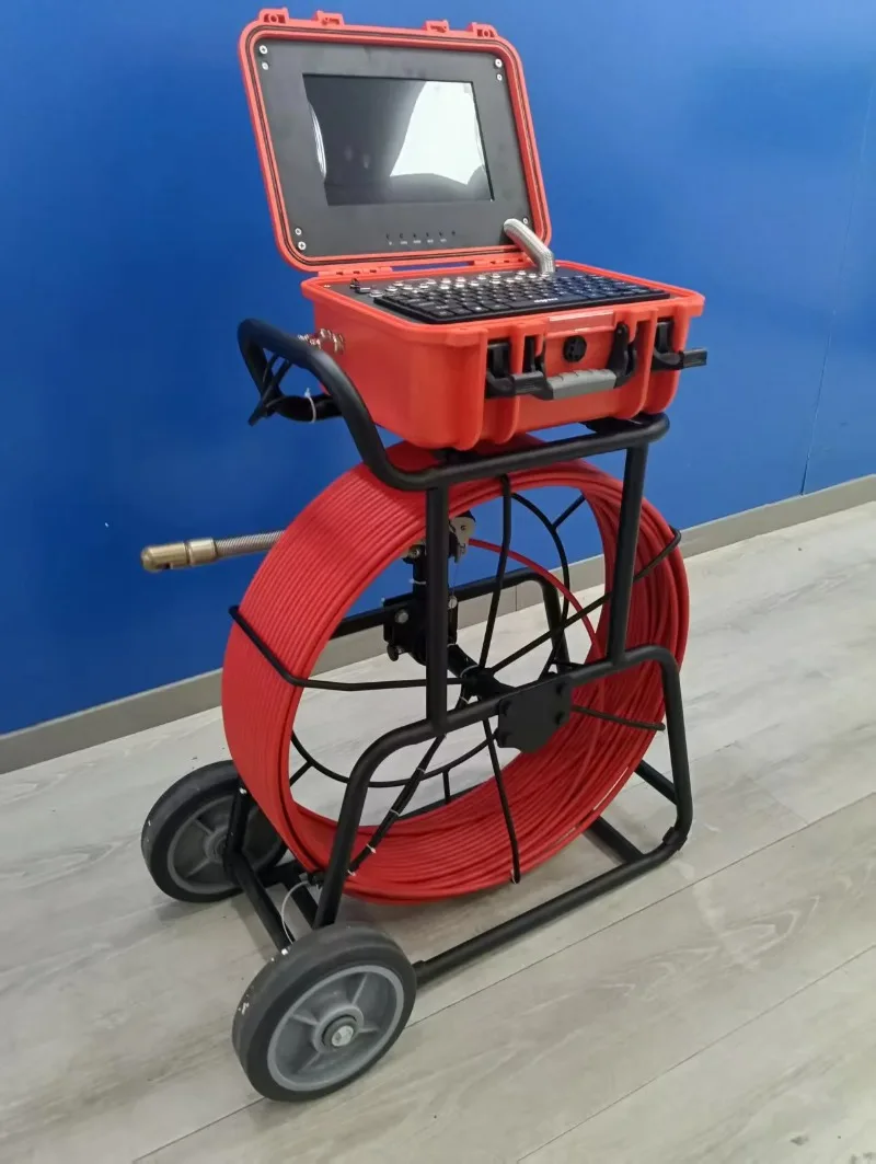 High-definition CCD Camera H.264 Night Vision 7-inch Display 1080p Small-diameter Pipeline Inspection Toilet Blockage Detection