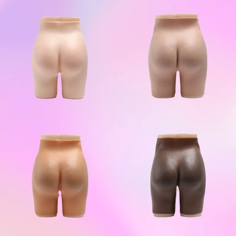 Open Range Silicone Buttocks Pants with Navel and Eyes with A 1.2-2.6cm Increase in Hip Thickness