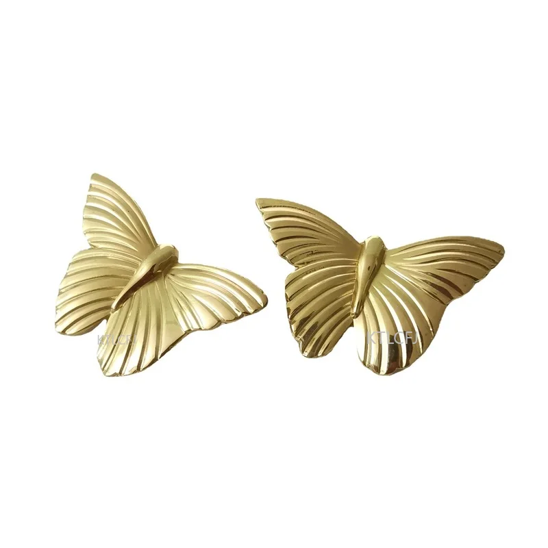 Brass Abstract Butterfly Drawers Cabinet Doors Wine Cabinets Shoe Cabinets Bookcases Handles Clock Decorations