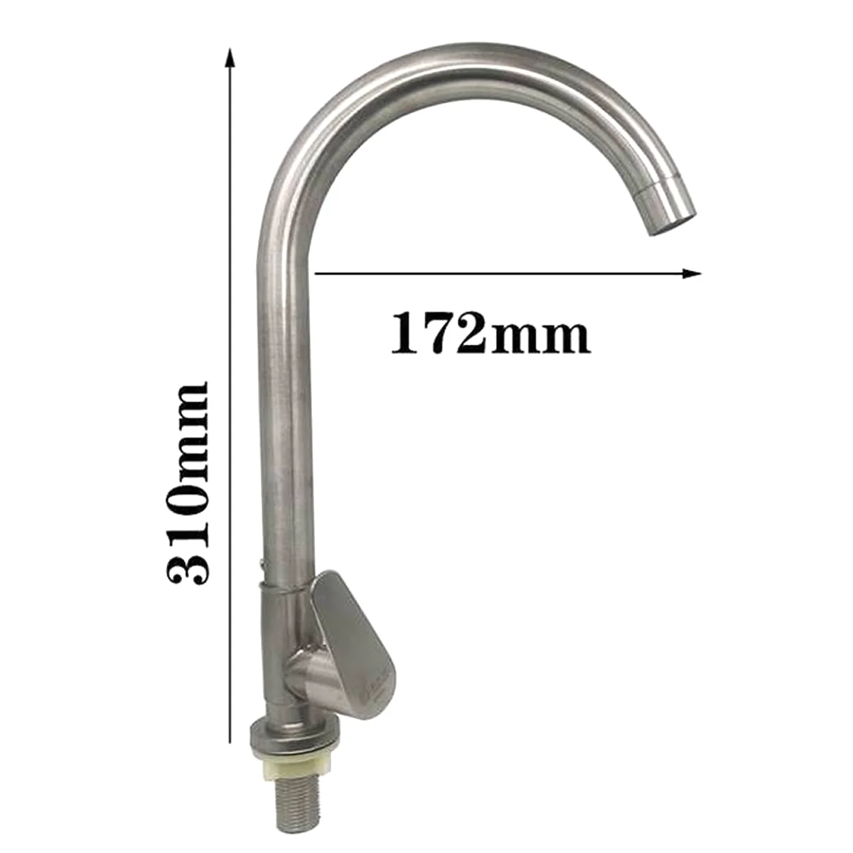 

Stainless Steel Kitchen Faucet Single Handle Single Cold Water Tap
