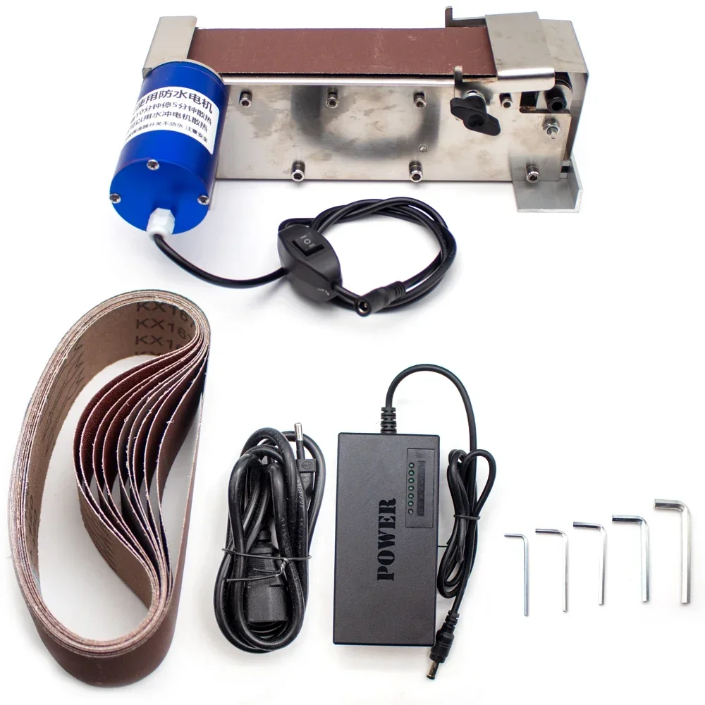 

50x533MM Waterproof Belt Sander Electric Sharpener Multifunctional Fixed Angle Grinder DIY Polishing Grinding Machine 100-240V