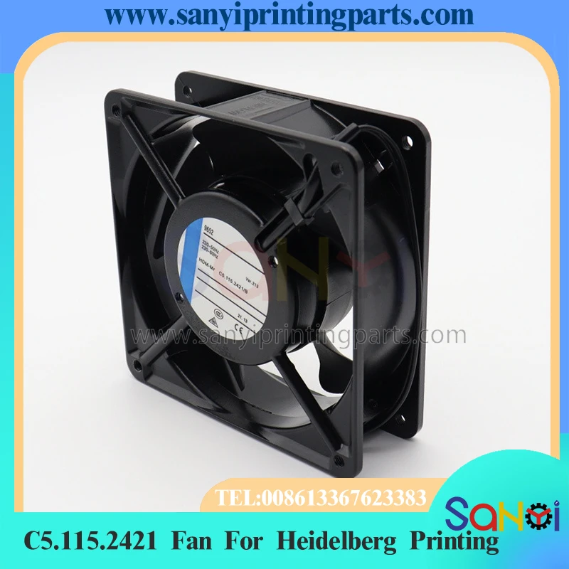 Ventilador Axial 119x38NHR C5.115.2421 de la mejor calidad para máquina de impresión Heidelberg SM102 CD102 CD74 XL75 SM52