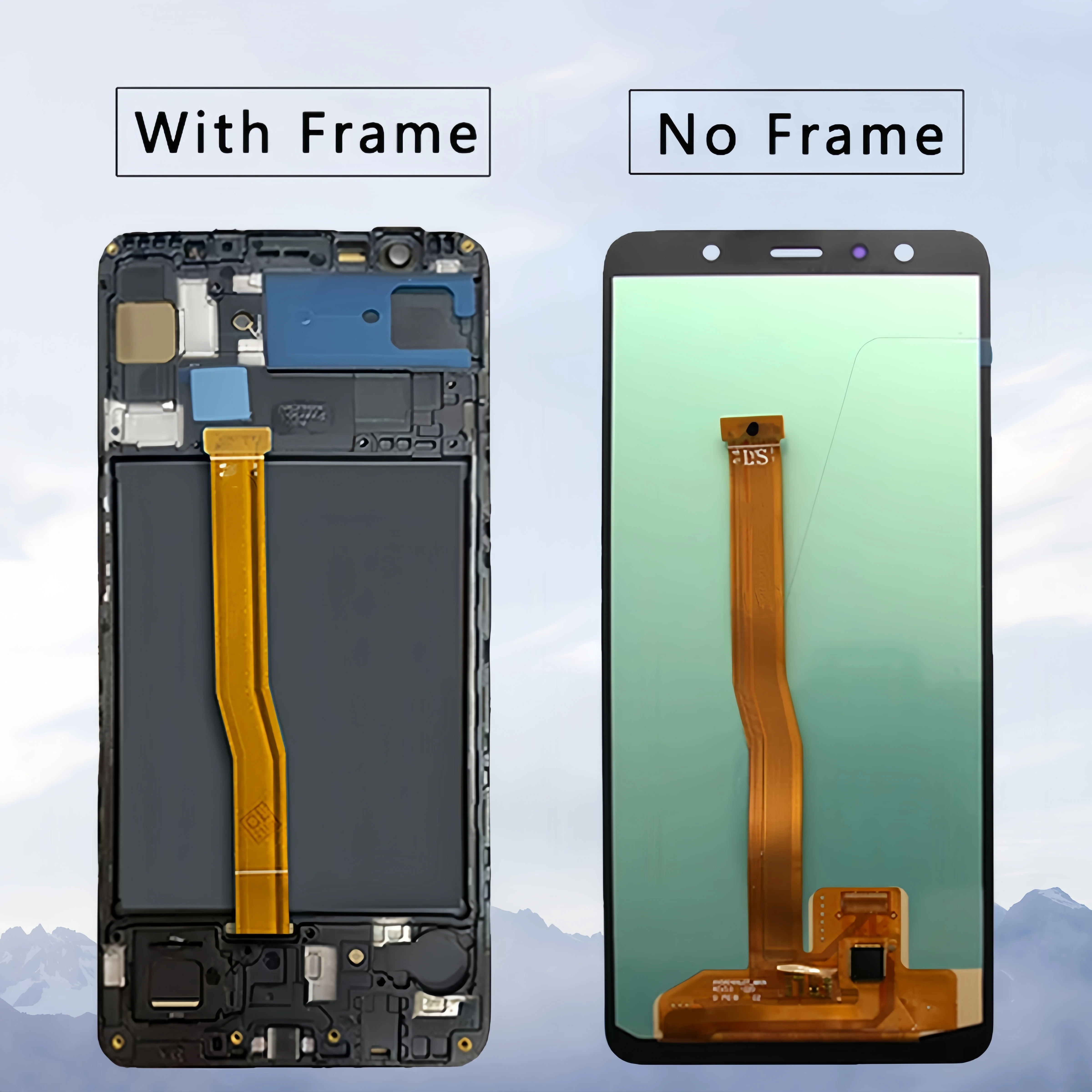 LCD Display Touch Screen Digitizer Assembly Replacement, Samsung Galaxy A7 2018, A750, SM-A750F, A750FN, A750G,A750X,A750C,A750N