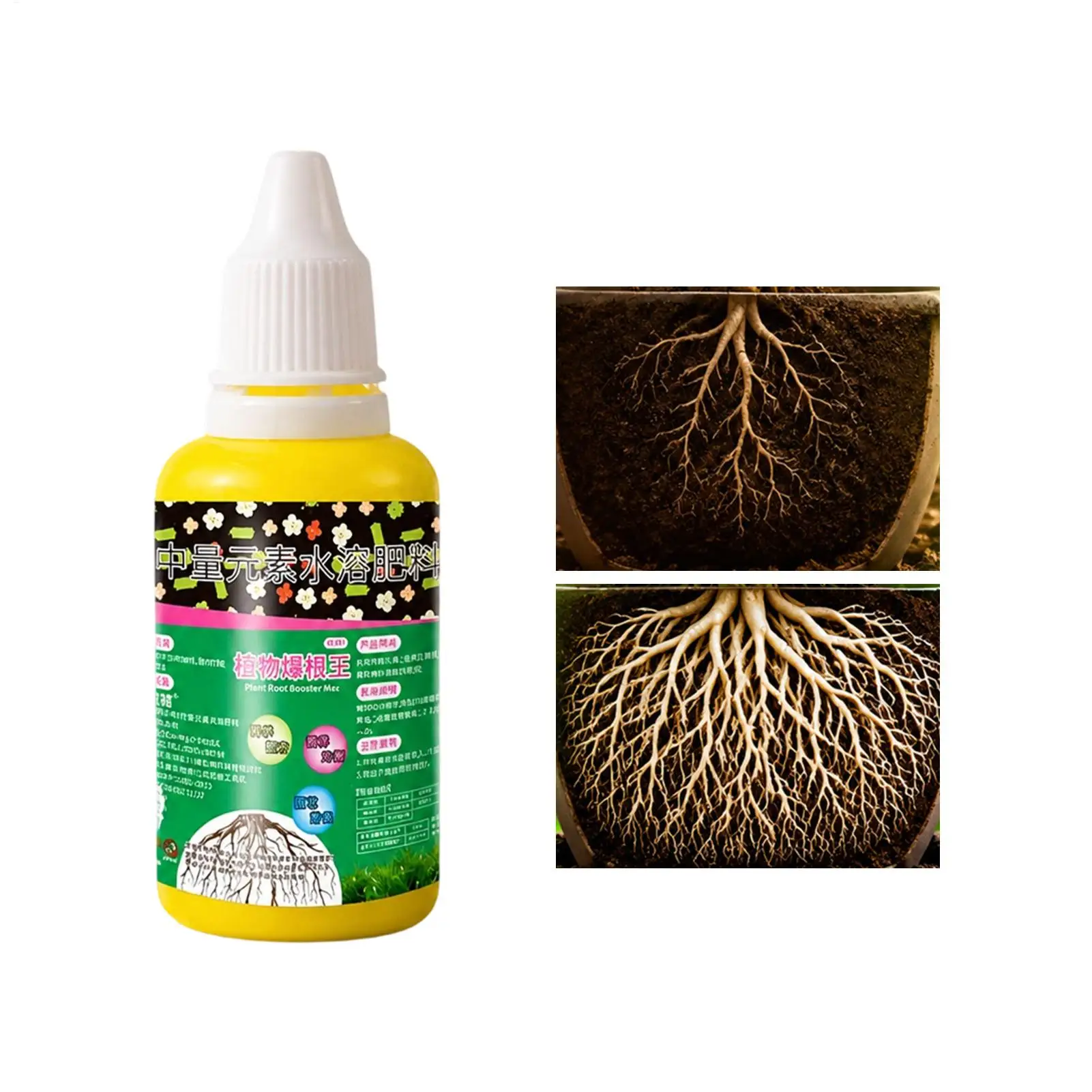 Concentrated Liquid Plant Food, Dilutable Universal Nutrient Solution for All Plants, Indoor Outdoor Garden Balcony Flower Pots