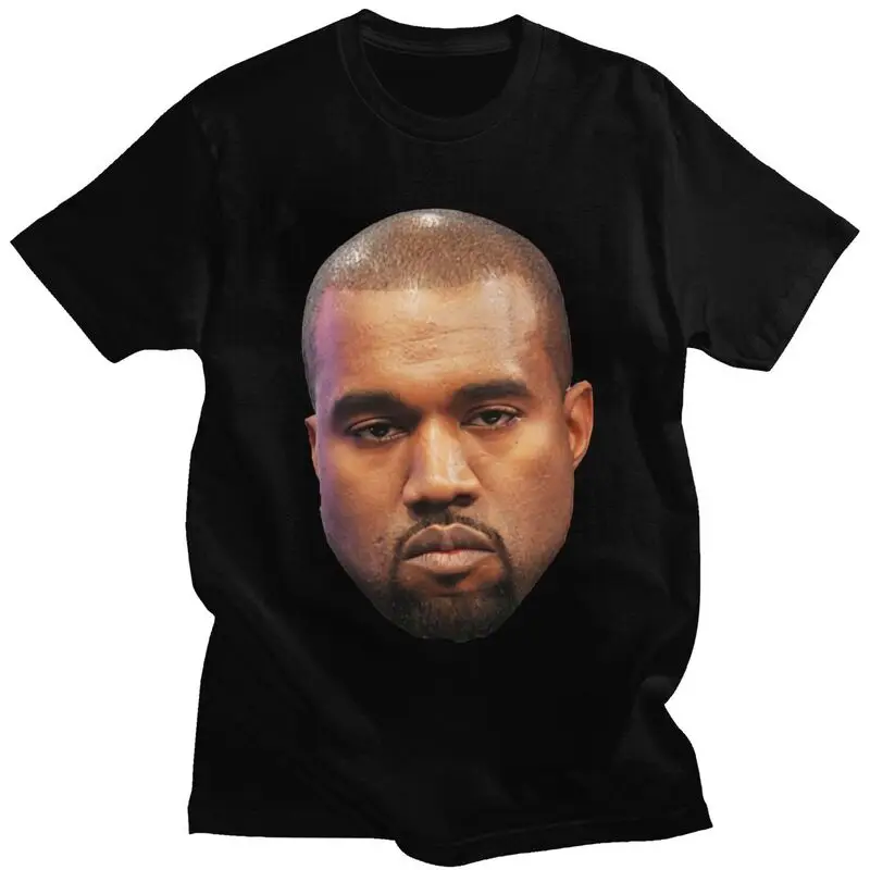 

Custom Fashion Kanye West Funny Meme T Shirt Men Short Sleeve T-shirts Streetwear Tee Pure Cotton Slim Fit Tshirts Merch