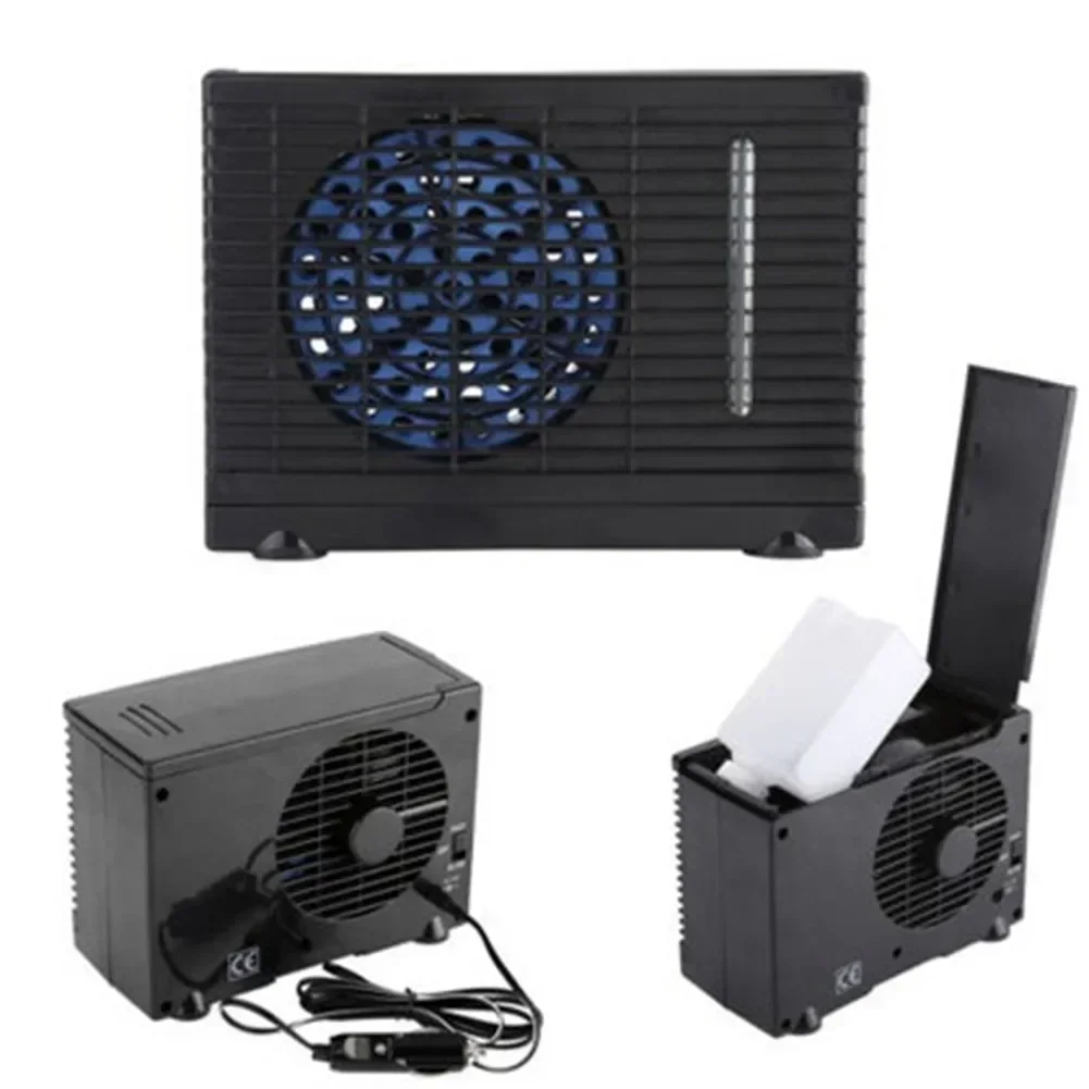 

Охлаждающий вентилятор 12 В, регулируемый автомобильный кондиционер, портативный охладитель для дома и автомобиля, охлаждающий вентилятор, кондиционер для воды и льда для кемперов