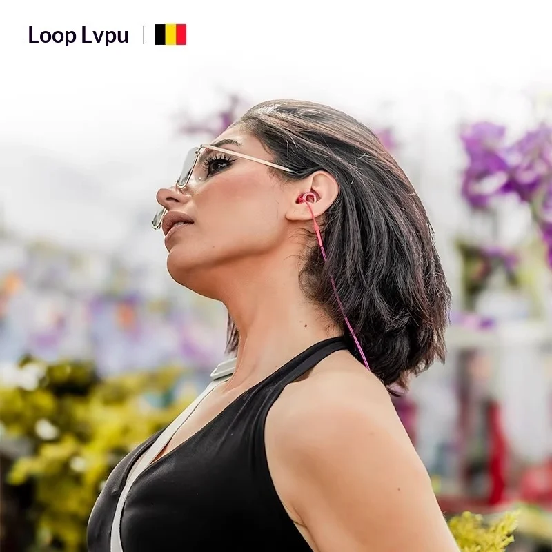 Tomorrowland x Loop Experience 2 Earplugs, Stylish Festival Ear Jewelry, Reusable Hearing Protection for Raves & DJ Sets