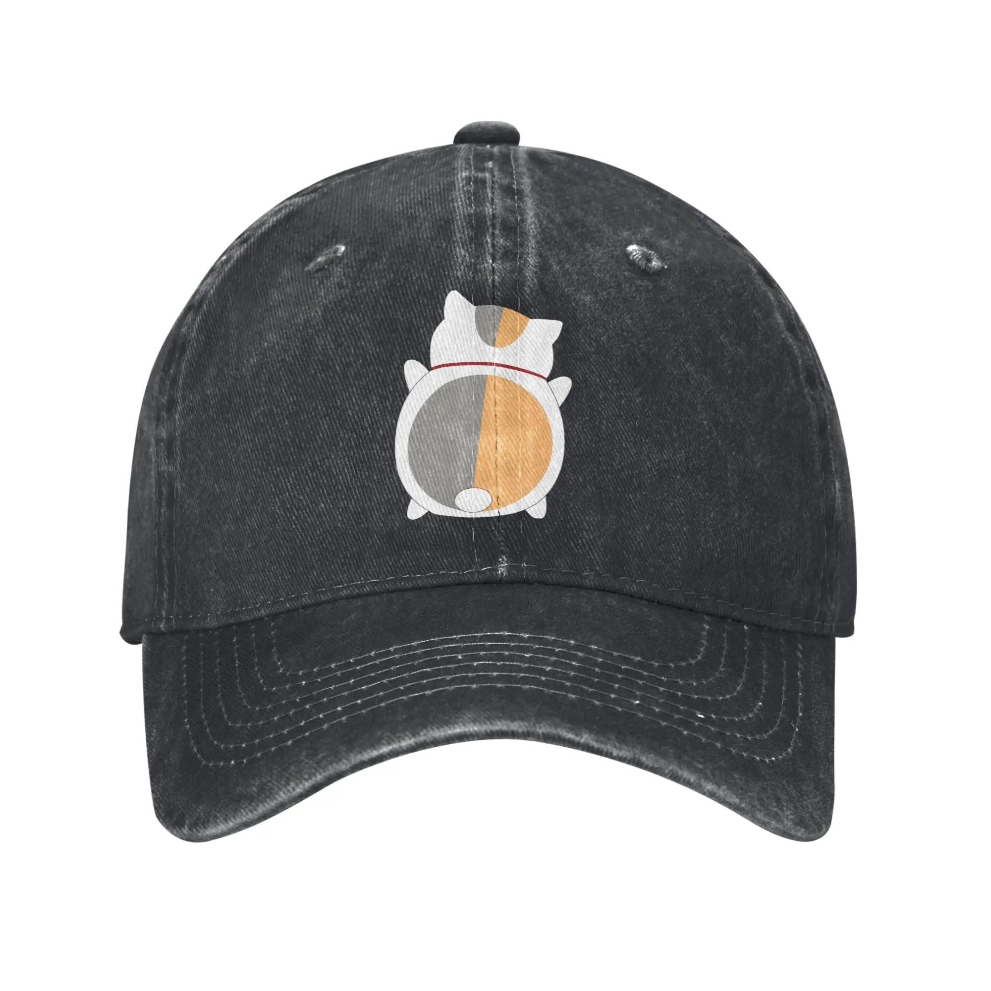 Nyanko Sensei Natsume Men Women Baseball Caps Natsume's Book of Friends Distressed Denim Hats Cap Retro Running Snapback Hat