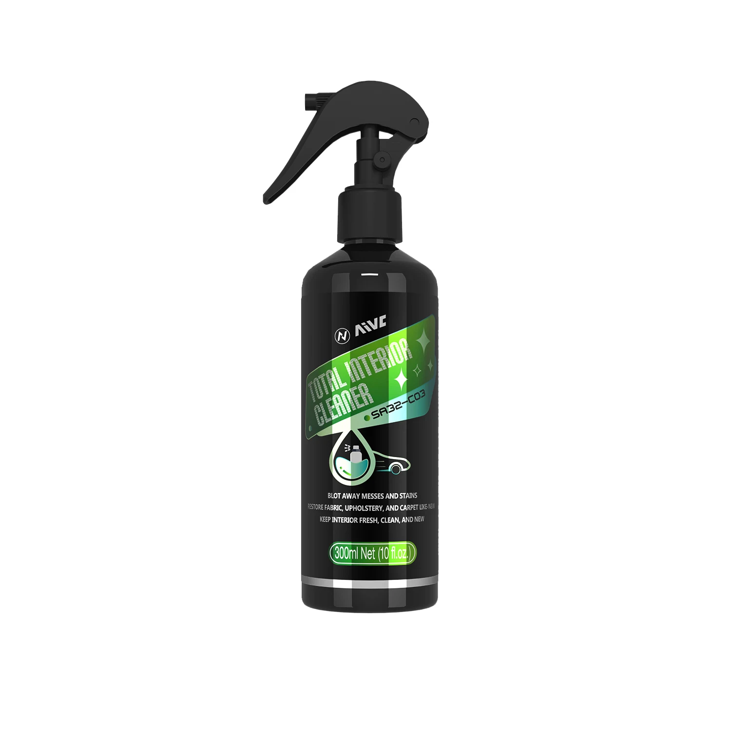 Nettoyant mousse pour voiture – Élimination des taches intérieures – Spray multifonctionnel pour sièges en cuir et tissus de toit – Entretien et lavage automobile