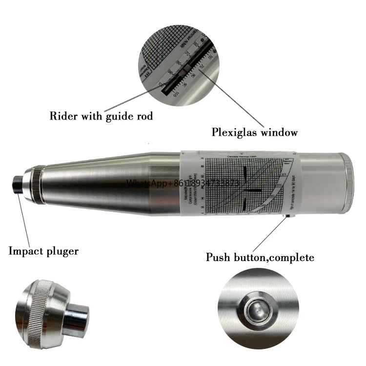 Hot sales Concrete Test Sclerometer Concrete Rebound Test Hammer ZC3-A