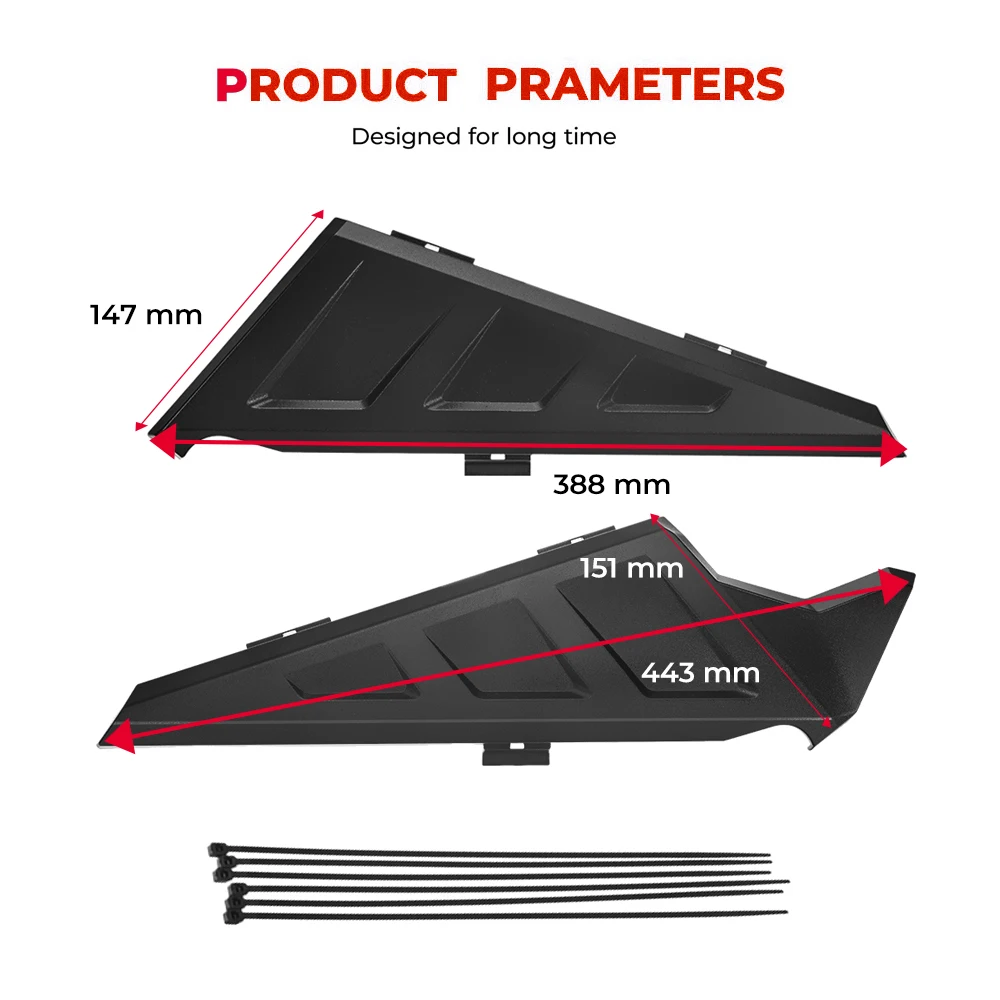 Motorcycle Guard Protector Upper Frame Infill Middle Side Panel for