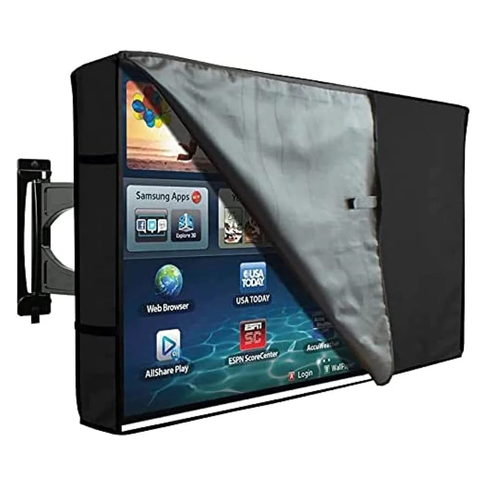 TV Full Protection Cover Flat Screen Shell Waterproof UV Protector For 40 To 58 Inch Screens Universal Dust-proof Cover