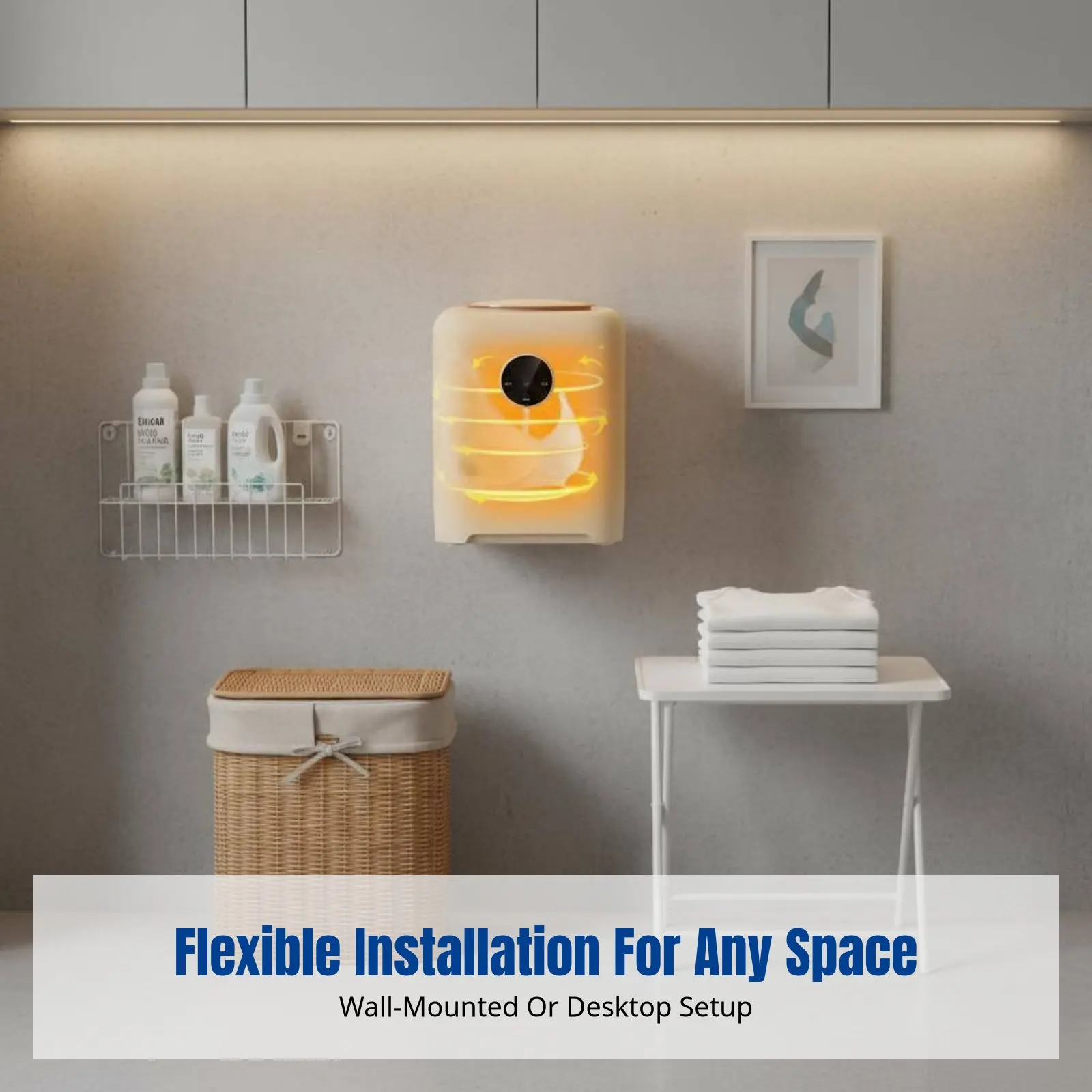 

Автоматическая сушилка для одежды, мини, настенная, для домашнего использования, для детского белья, двойная установка, умный таймер